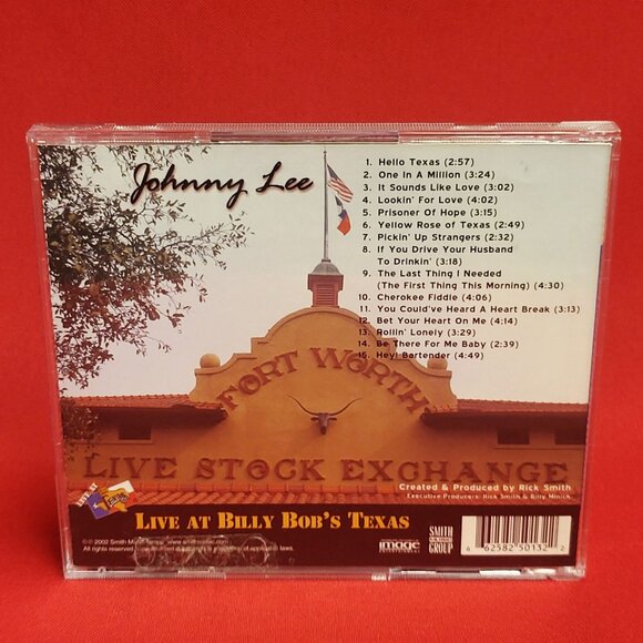 Johnny Lee Live At Billy Bobs Texas CD 2002 Signed - Picture 2 of 8